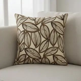 Țesătură decorativă jacquard Folia chocolat