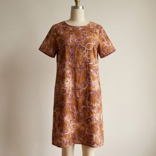 Țesătură din bumbac TIE DYE EMBROIDERY Elise tape design B