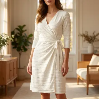 Tricot RUFFLES white