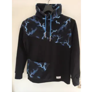 Jerse trening Lightning black digital print