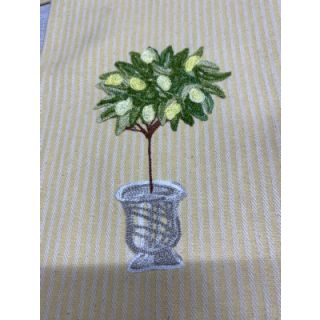 Țesătură decorativă DOBBY Colored stripe lavender