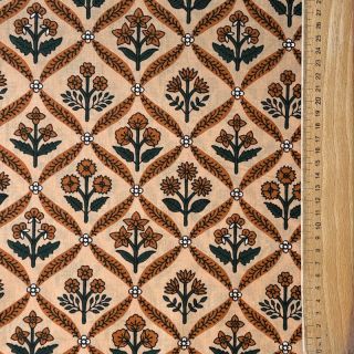 Țesătură din bumbac HANDCRAFTED BLOCK-PRINTED COTTON