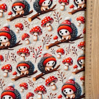 Tricot Lumi design B digital print