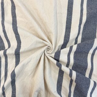 Țesătură decorativă Bernadette stripe indigo