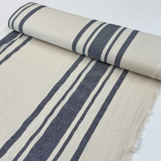 Țesătură decorativă Bernadette stripe indigo