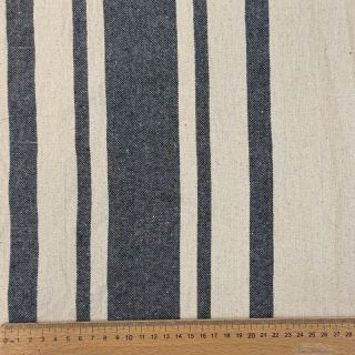 Țesătură decorativă Bernadette stripe indigo