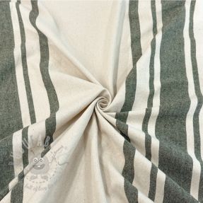 Țesătură decorativă Bernadette stripe kaki