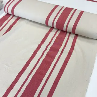 Țesătură decorativă Bernadette stripe rouge