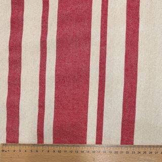 Țesătură decorativă Bernadette stripe rouge