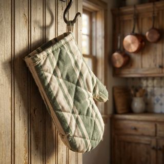 Țesătură decorativă Bernadette stripe kaki