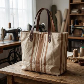 Țesătură decorativă Bernadette stripe peanut