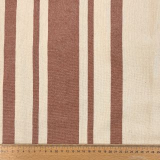 Țesătură decorativă Bernadette stripe terracotta