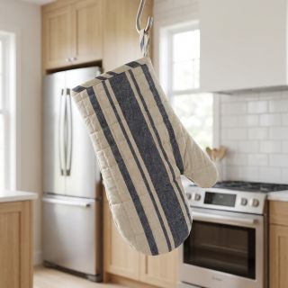 Țesătură decorativă Bernadette stripe indigo