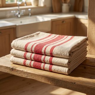 Țesătură decorativă Bernadette stripe rouge