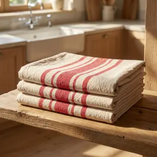 Țesătură decorativă Bernadette stripe rouge