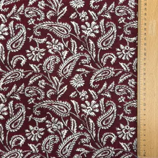 Țesătură decorativă jacquard Mumbai allover bordeaux