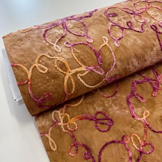 Țesătură din bumbac TIE DYE Chenille ela design A