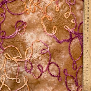 Țesătură din bumbac TIE DYE Chenille ela design A