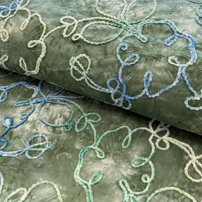 Țesătură din bumbac TIE DYE Chenille ela design B