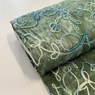 Țesătură din bumbac TIE DYE Chenille ela design B