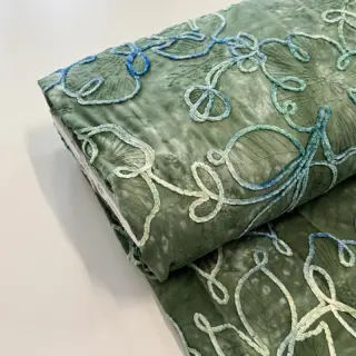 Țesătură din bumbac TIE DYE Chenille ela design B
