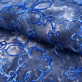 Țesătură din bumbac TIE DYE Chenille ela design C