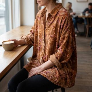 Țesătură din bumbac TIE DYE Chenille ela design A