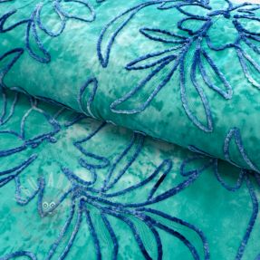 Țesătură din bumbac TIE DYE Chenille manon design A