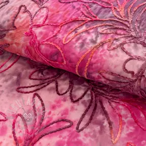 Țesătură din bumbac TIE DYE Chenille manon design C