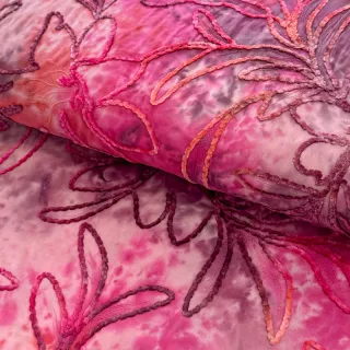 Țesătură din bumbac TIE DYE Chenille manon design C