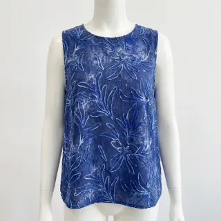 Țesătură din bumbac TIE DYE Chenille manon design B