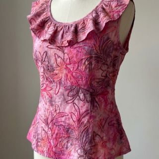 Țesătură din bumbac TIE DYE Chenille manon design C