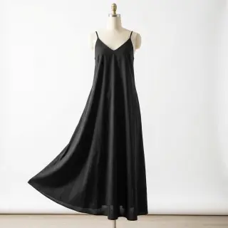 Țesătură din bumbac WASHED black