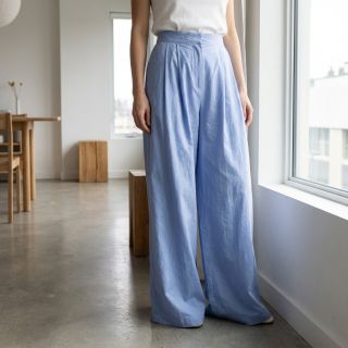 Țesătură din bumbac WASHED lavender