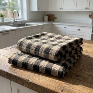 Țesătură decorativă Celestin lin noir