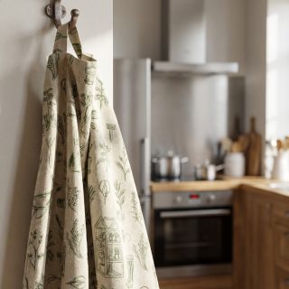 Țesătură decorativă Linenlook Garden Plant Tool digital print