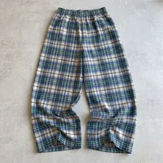 Țesătură din bumbac YARN DYED CHECK BRUSHED blue