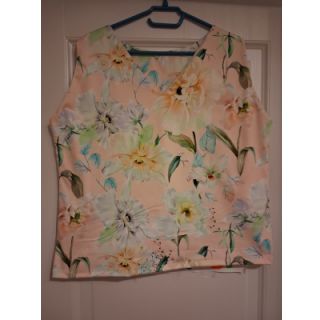 Țesătură din bumbac SATIN Oahu pink digital print