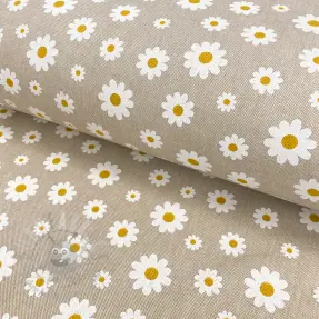 Țesătură decorativă Linenlook Daisies