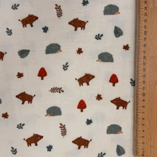 Mușelină Forest animals ORGANIC SIMPLY NATURAL