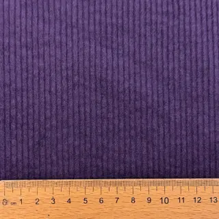 Catifea raiată 6W WASHED STRETCH dark purple