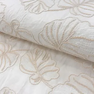 Țesătură din bumbac VOILE EMBROIDERY Kady off white