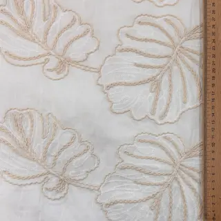 Țesătură din bumbac VOILE EMBROIDERY Kady off white