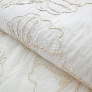 Țesătură din bumbac VOILE EMBROIDERY Kady off white