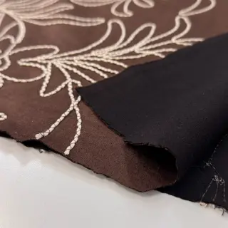 Imitație piele întoarsă Tape flower dark brown