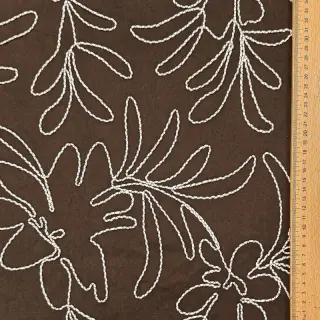 Imitație piele întoarsă Tape flower dark brown