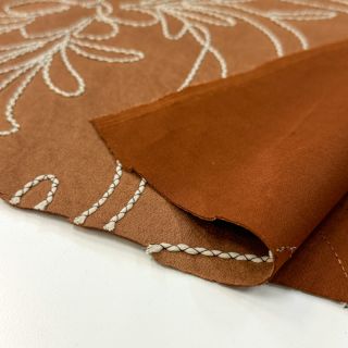 Imitație piele întoarsă Tape flower cinnamon
