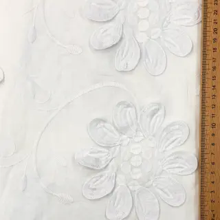 Țesătură din bumbac EMBROIDERY Bellagio white