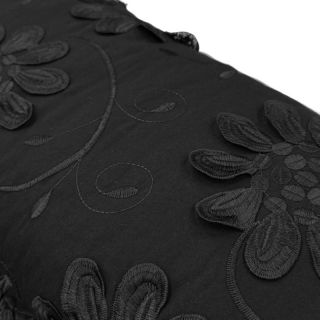 Țesătură din bumbac EMBROIDERY Bellagio black