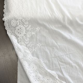 Țesătură din bumbac EMBROIDERY Leon border